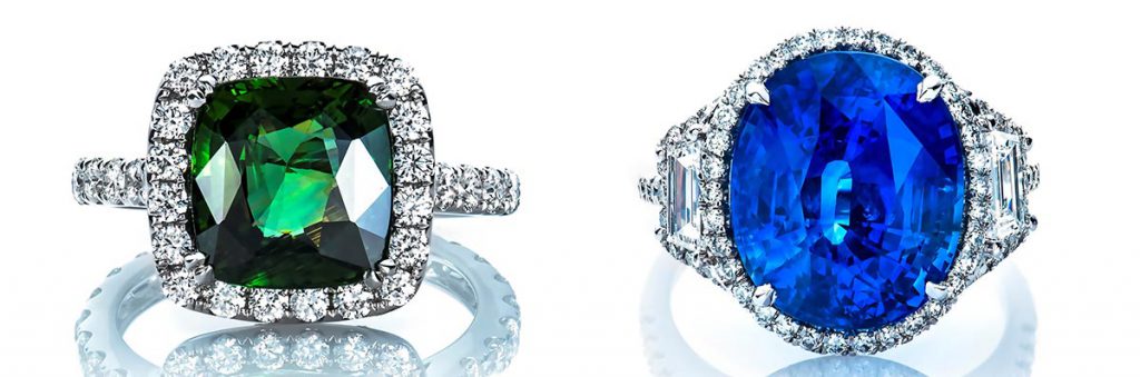 Colored Engagement Rings in Houston