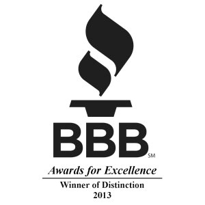 the bbb awards for excellence winner logo