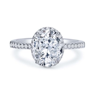 a diamond ring with diamonds on it