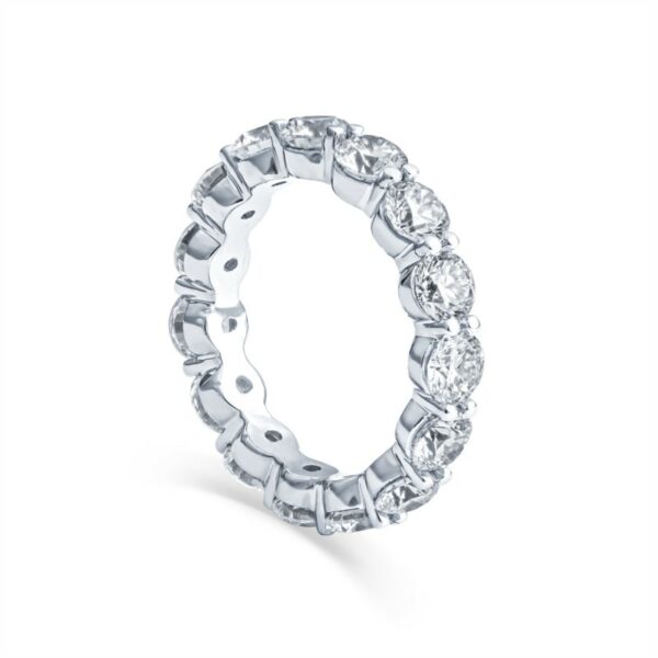 a white gold diamond ring