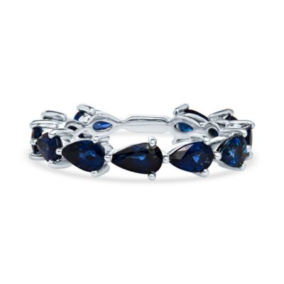 a bracelet with blue stones on it