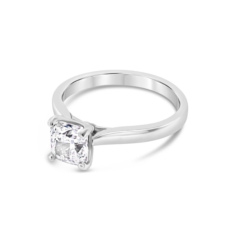 Tiffany & Co. 0.66ct H/VVS2 Princess Cut Diamond Engagement Ring -  Bloomsbury Manor Ltd