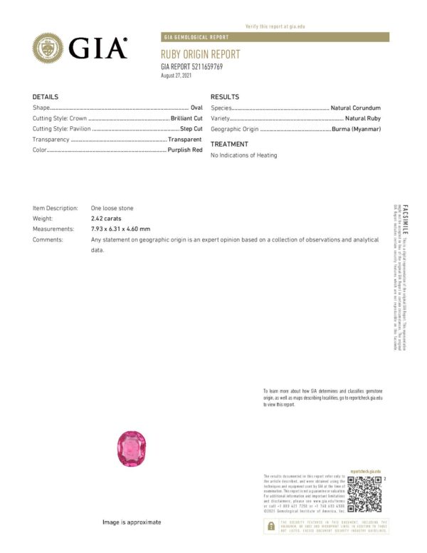 a pink diamond is shown in this document