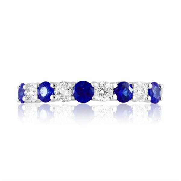 a sapphire and diamond ring