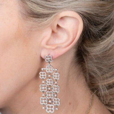 Diamond Chandelier Earrings
