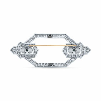Vintage Art Deco Diamond Brooch