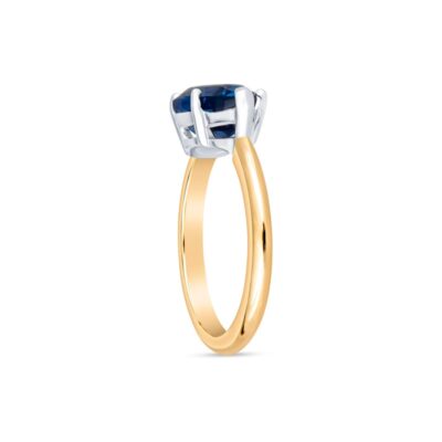 Pear Shaped Natural Blue Sapphire Ring